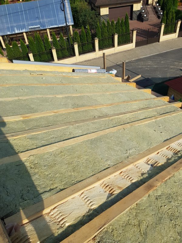 Утепление крыши частного дома в Могилеве