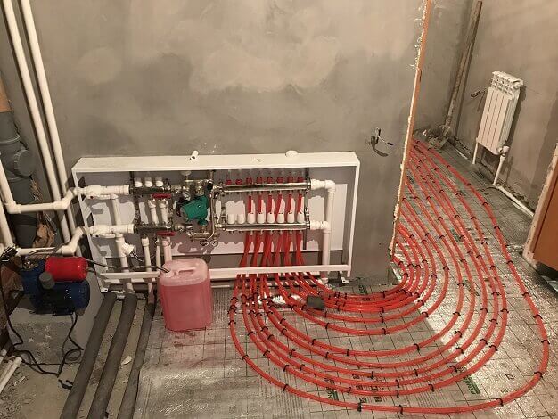 Монтаж теплого пола в Могилеве