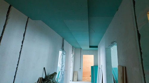 Монтаж гипсокартона на потолок в Могилеве