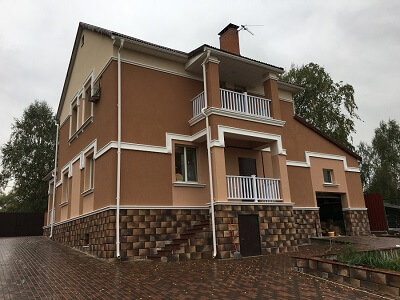 Наружная отделка дома в Могилеве