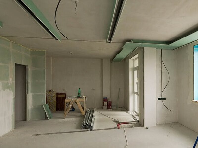 Перегородка в комнате из гипсокартона в Могилеве