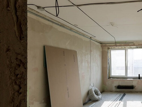 Выравнивание стен гипсокартоном в Могилеве